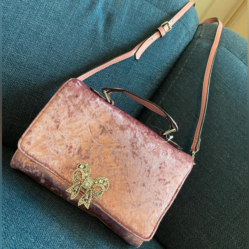 Aldo pink shiny purse